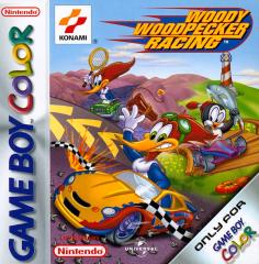 Woody Woodpecker Racing - Game Boy Color Cover & Box Art