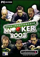 World Championship Snooker 2003 - PC Cover & Box Art
