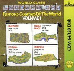 World Class Leader Board Famous Courses of the World Volume 1 (C64)