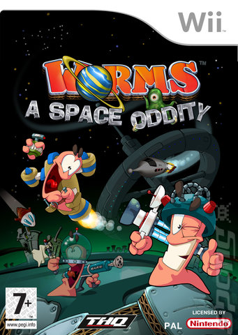 Worms: A Space Oddity - Wii Cover & Box Art