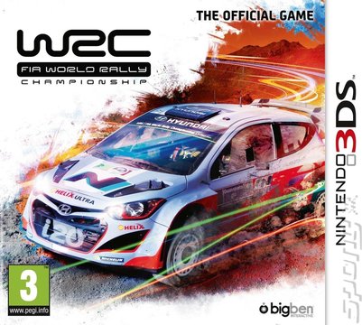 WRC: FIA World Rally Championship: The Official Game - 3DS/2DS Cover & Box Art