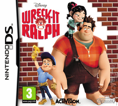 Wreck-It Ralph - DS/DSi Cover & Box Art