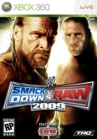 WWE SmackDown Vs. RAW 2009 - Xbox 360 Cover & Box Art