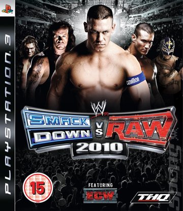 WWE SmackDown vs RAW 2010 - PS3 Cover & Box Art