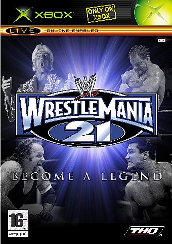 WWE Wrestlemania 21 - Xbox Cover & Box Art