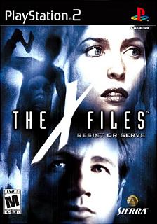 X-Files: Resist or Serve - PS2 Cover & Box Art