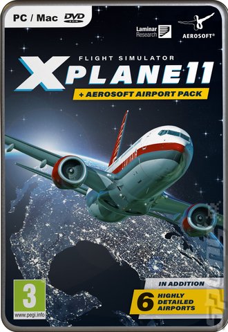 X Plane 11 + Aerosoft Airport Pack - PC Cover & Box Art