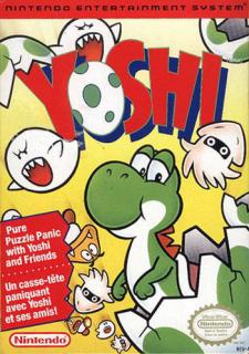 Yoshi - NES Cover & Box Art