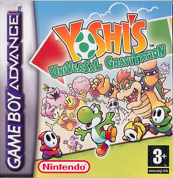 Yoshi's Universal Gravitation - GBA Cover & Box Art