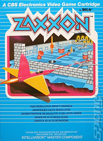 Zaxxon - Intellivision Cover & Box Art
