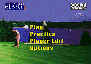 Golf Magazine Presents:36 Great Holes - Sega 32-X Screen