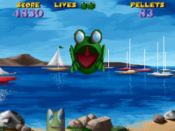 3D Frog Man - PC Screen