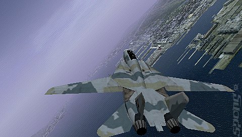 Ace Combat X: Skies of Deception - PSP Screen