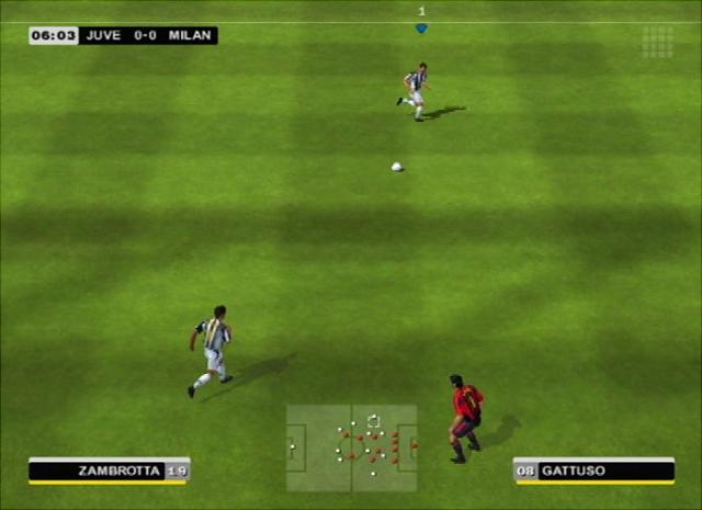 AC Milan Club Football 2005 - PS2 Screen