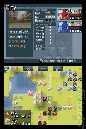 Advance Wars: Dark Conflict - DS/DSi Screen