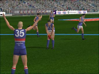 AFL Live 2004 - PS2 Screen