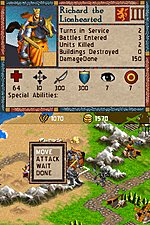 Age of Empires: The Age of Kings - DS/DSi Screen