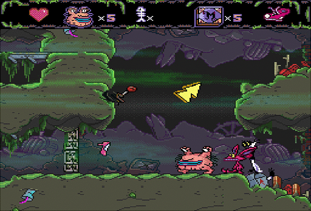 Aaahh!!! Real Monsters - SNES Screen