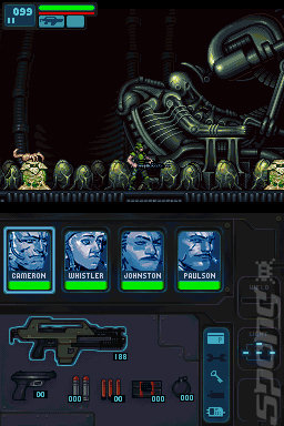 Aliens: Infestation - DS/DSi Screen