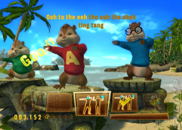 Alvin and the Chipmunks: Chipwrecked - Wii Screen