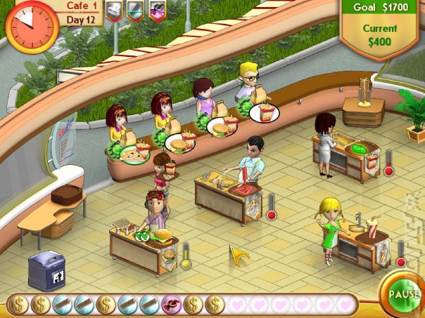 Amelie's Cafe - PC Screen