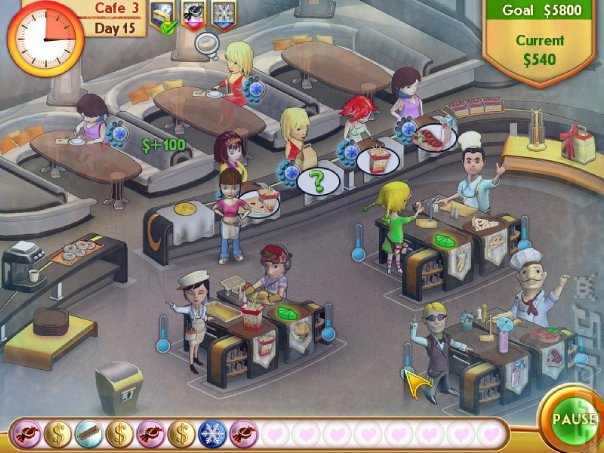 Amelie's Cafe - PC Screen