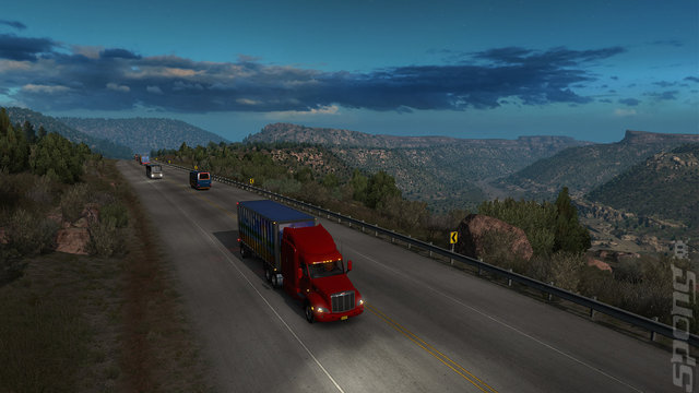 American Truck Simulator: New Mexico - PC Screen