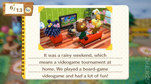 Animal Crossing: amiibo Festival - Wii U Screen