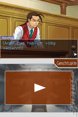 Apollo Justice: Ace Attorney - DS/DSi Screen