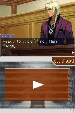 Apollo Justice: Ace Attorney - DS/DSi Screen