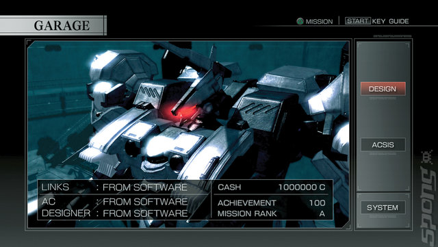 Armored Core 4 - Xbox 360 Screen