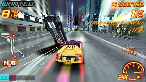 Asphalt 2: Urban GT - PSP Screen