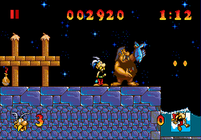 Asterix and the Great Rescue - Sega Megadrive Screen