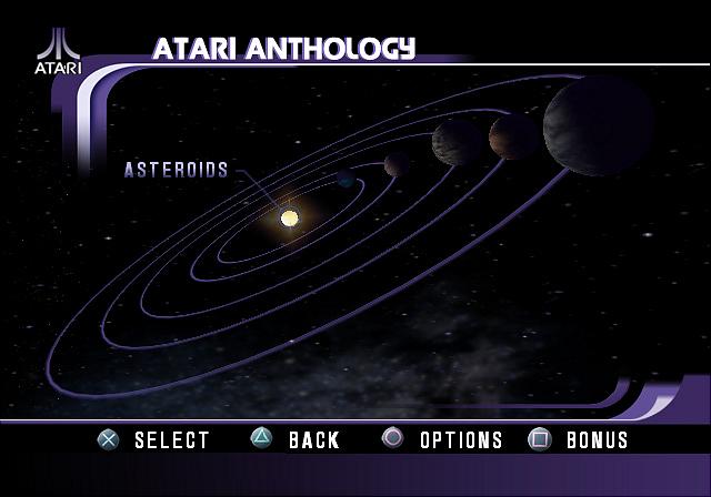 Atari Anthology - PS2 Screen