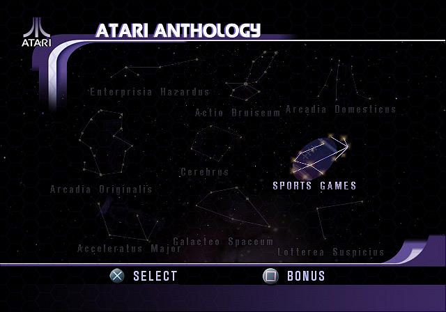 Atari Anthology - PS2 Screen