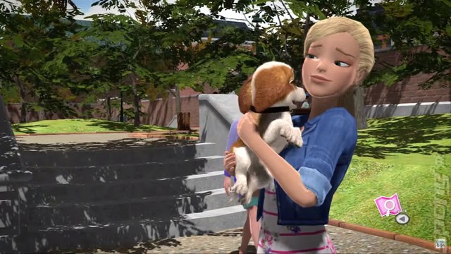Barbie and Her Sisters: Puppy Rescue - Wii U Screen