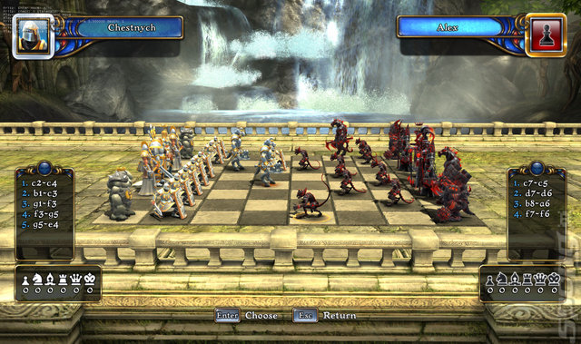 Battle Vs Chess - PSP Screen