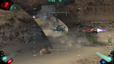 Battlezone - PSP Screen