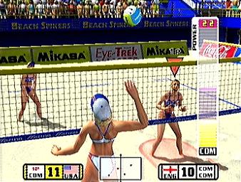 Beach Spikers: Virtua Beach Volleyball - GameCube Screen