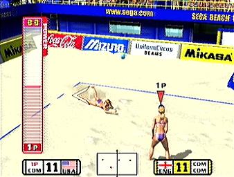 Beach Spikers: Virtua Beach Volleyball - GameCube Screen