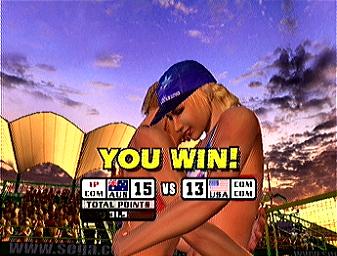 Beach Spikers: Virtua Beach Volleyball - GameCube Screen