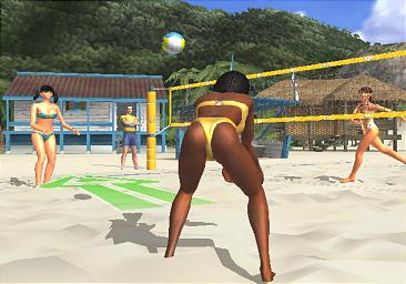 Summer Heat Beach Volleyball - PS2 Screen