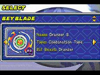 Beyblade VForce: Ultimate Blader Jam - GBA Screen