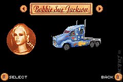 Big Mutha Truckers - GBA Screen