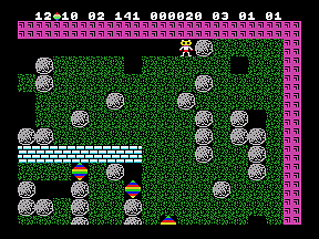 Boulder Dash - Colecovision Screen