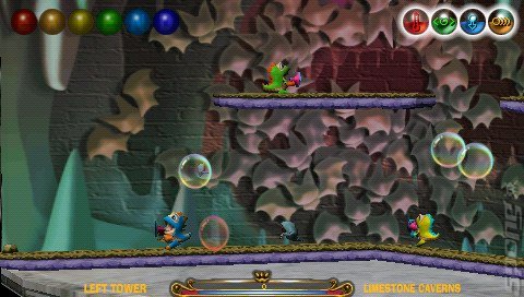 Bubble Bobble Evolution - PSP Screen