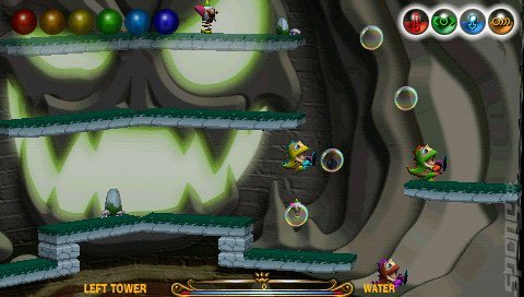 Bubble Bobble Evolution - PSP Screen