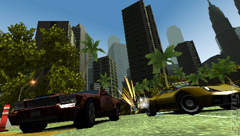 Burnout Dominator - PSP Screen