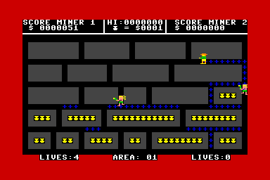 California Goldrush - C64 Screen