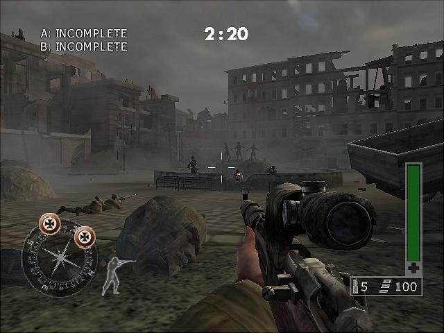 Call of Duty: Finest Hour - Xbox Screen